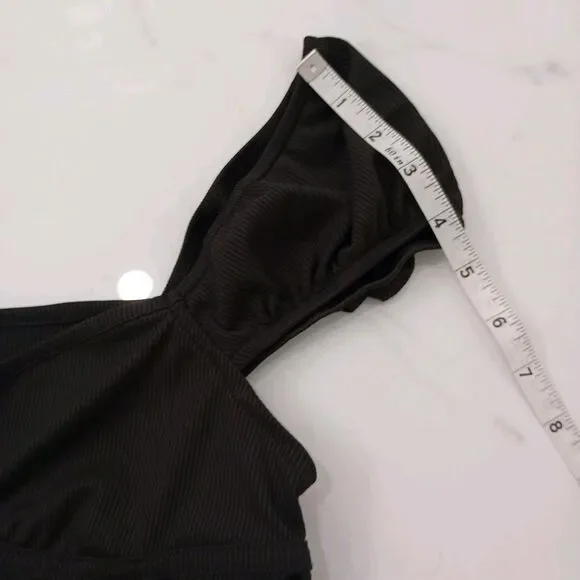 Crop Top Size M Women's Black - Picture 7 of 12